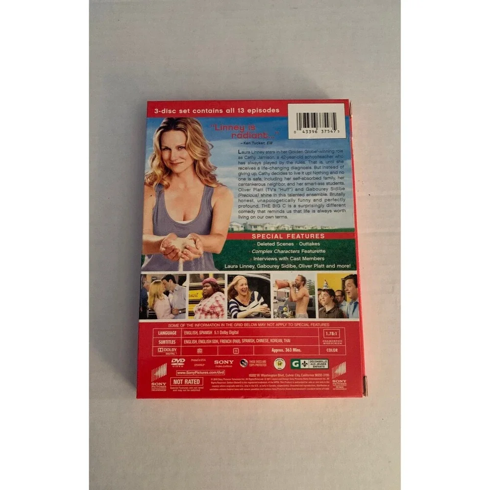 The Big C dvd set. The Complete First Season.